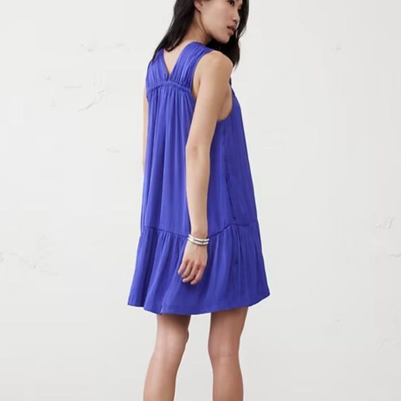 Banana Republic Halter Mini Dress, Night Fuchsia, Size L, NWT - Picture 8 of 10